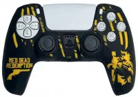 Защитный силиконовый чехол Silicone Case for Controller Playstation DualSense Red Dead Redemption (Black-Yellow) Черный-Желтый (PS5)