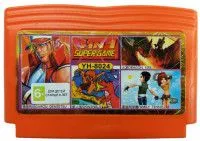 Сборник игр 4 в 1 (YH 8024) (GAROU DENSETSU+FAMILY TENNIS+DRAGON FIRE+SHIN JINRUI) (8 bit)