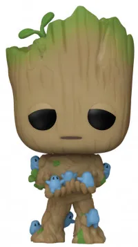 Фигурка Funko POP! Bobble: Грут с Грандсом (Groot With Grunds) Марвел Я Грут (Marvel I Am Groot) ((1194) 70652) 9,5 см