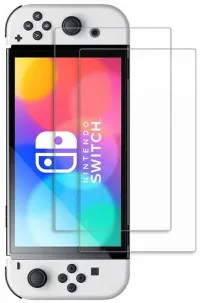 Защитное стекло (2 шт) Glass Screen PRO + Premium Tempered (9H) (Switch OLED)