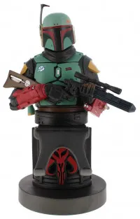Фигурка подставка для геймпада/телефона Cable Guys: Боба Фетт (The Book of Boba Fett) Звездные Войны (Star Wars The Mandalorian) (CGCRSW400373) 20 см