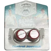Накладки на стики для геймпада DualSense/DualShock 4 DH GTA 5\D16 (2 шт) Красный (Red) (PS5/PS4)