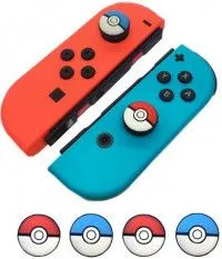 Накладки на стики для контроллеров Joy-Con Pokemon (4 шт) HORI (NSW-092U) (Switch)