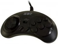 Геймпад проводной 16 bit Super Drive JS-165 (Черный) узкий разъем 9 pin (16 bit)