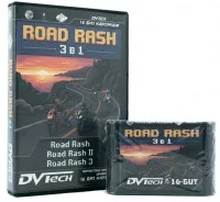 Коллекционный сборник 3 в 1 Гонки На Спортбайках (Road Rash) (16BC-003) Русская Версия (16 bit)