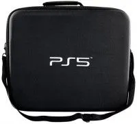 Сумка для хранения и перевозки игровой приставки Sony PlayStation 5 и геймпадов (Черный) (PS5)