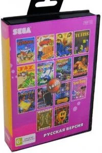 Сборник игр 14 в 1 B-14 RAMBO 3/ TINY TOON/ FLINSTONE/ TAZ MANIA/ CHASE HQ 2 (16 bit)