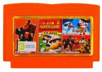 Сборник игр 4 в 1 (YH 8042) (CONTRA7+FIGHTER 2010+SNOW BROS+BASEBALL STREET) (8 bit)