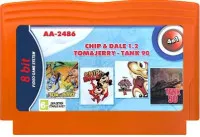 Сборник игр 4 в 1 AA-2486 CHIP and DALE 1+2+TOM and JERRY+TANK 90 (8 bit)