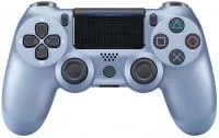 Геймпад беспроводной DualShock 4 Wireless Controller (v2) Titanium Blue (Титановый голубой) (PS4)