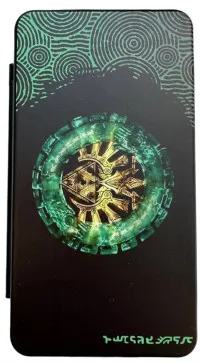 Кейс для хранения 24 игровых картриджей Zelda: Tears of the Kingdom Зеленый (Green) (Switch)