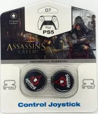 Накладки на стики для геймпада DualSense FPS Assassins Creed\D7 (2 шт) (Черный) (PS5)