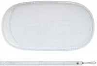 Мягкий чехол + ремешок Белый для Sony PSP-1000/2000/3000 (PSP)