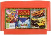 Сборник игр 4 в 1 YH 8034 CHASE HQ+MAD MAX+TELE TUBBIES+SNOW BROS (8 bit)