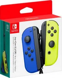 Набор из 2-х контроллеров Joy-Con Синий/Неоновый желтый Оригинал (Switch)
