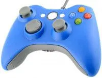 Геймпад проводной Xbox 360 Wired Controller (Blue) Синий (Xbox 360/PC)