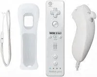 Комплект Геймпадов Remote Plus + Nunchuk (Белого цвета) Wii/WiiU