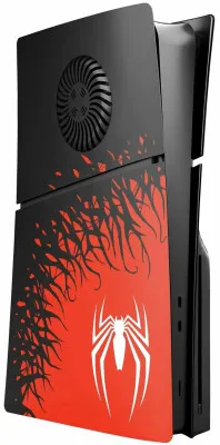 Съемные боковые панели для игровой приставки с отверстием Sony PlayStation 5 Slim с дисководом Faceplate (Spider-Man 2) (PS5 Slim)
