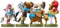 Amiibo: Комплект фигурок: Урбоза Ревали Мифа Дарук (Urbosa Revali Mipha Daruk) (The Legend of Zelda Collection)