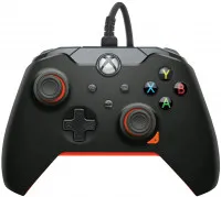 Геймпад проводной Controller Wired PDP Grey Orange (012-GO) (Xbox One/Series X/S/PC)