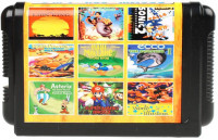 Сборник игр 9 в 1 MA-903 Lion King / Donald Maui / J.Book / Asterix Rescue / Mario 2 (16 bit)