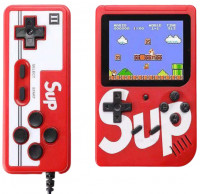Портативная игровая приставка Retro FC SUP XH-166 (400 в 1) + 400 встроенных игр + геймпад (Красная)