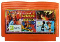 Сборник игр 4 в 1 (YH 8024) (GAROU DENSETSU+FAMILY TENNIS+DRAGON FIRE+SHIN JINRUI) (8 bit)