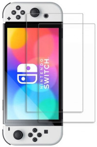   (2 ) Glass Screen PRO + Premium Tempered (9H) (Switch OLED) 