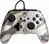 Геймпад проводной PowerA Enhanced Wired Controller for Xbox Series X/S (1520329-02) Camouflage White (Камуфляж Белый) Оригинал (Xbox One/Series X/S/PC)