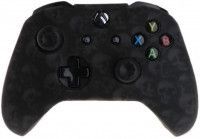 Защитный силиконовый чехол Controller Silicon Case для геймпада Microsoft Xbox Wireless Controller Skulls Black (Черепа Черный) (Xbox One)