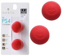 Накладки на стики для геймпада Skullandco FPS Master Thumb Grip / 19.5*13.7mm (2 шт) Красные (PS3/PS4/Xbox 360/Xbox One)