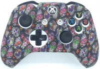 Защитный силиконовый чехол Controller Silicon Case для геймпада Microsoft Xbox Wireless Controller Mad Skulls (Безумные Черепа) (Xbox One)
