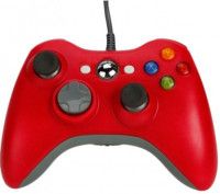 Геймпад проводной Xbox 360 Wired Controller (Red) Красный (Xbox 360/PC)