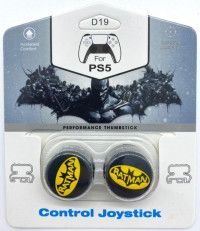 Накладки на стики для геймпада DualSense FPS Batman Black/Yellow (Черный/Желтый) (2 шт) (PS5)
