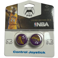 Накладки на стики для геймпада DualSense/DualShock 4 DH NBA Los Angeles Koby Bryant-24\D17 (2 шт) Фиолетовый (Violet) (PS5/PS4)