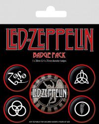 Набор значков Pyramid: Символы (Symbols) Лед Зеппелин (Led Zeppelin) (BP80660) 5 шт