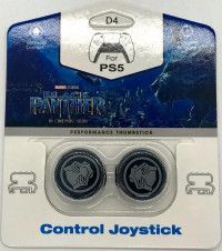 Накладки на стики для геймпада DualSense FPS Black Panther\D4 (2 шт) (PS5)