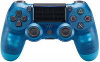 Геймпад беспроводной DualShock 4 Wireless Controller (v2) Crystal Blue (Прозрачно-синий) (PS4)