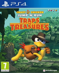 Crazy Chicken (Сумасшедшие цыплята): Jump 'n' Run Traps and Treasures (PS4)