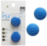 Накладки на стики для геймпада Skullandco CQC Elite Thumb Grip / 19.5*9.7mm (2 шт) Синие (PS3/PS4/Xbox 360/Xbox One)