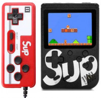 Портативная игровая приставка Retro FC SUP XH-166 (400 в 1) + 400 встроенных игр + геймпад (Черный)