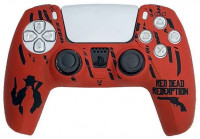 Защитный силиконовый чехол Silicone Case for Controller Playstation DualSense Red Dead Redemption (Red) Красный (PS5)