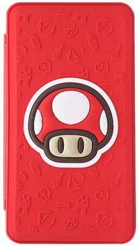 Кейс для хранения 24 игровых картриджей Super Mario Mushroom (Switch)