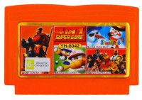 Сборник игр 4 в 1 (YH 8042) (CONTRA7+FIGHTER 2010+SNOW BROS+BASEBALL STREET) (8 bit)