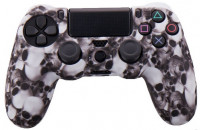Защитный силиконовый чехол Controller Silicon Case для геймпада Sony Dualshock 4 Wireless Controller Черепа (PS4)