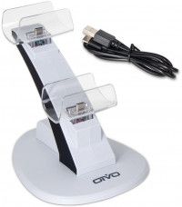 Зарядная станция для 2-х геймпадов Playstation DualSense OIVO (IV-P5234W) Белый (PS5)