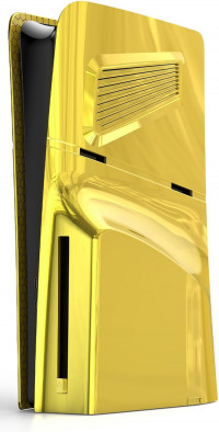 Сменный корпус для консоли Sony PlayStation 5 Slim Золото (Gold) (PS5)