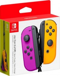 Набор из 2-х контроллеров Joy-Con Неоновый фиолетовый/Неоновый оранжевый Оригинал (Switch)