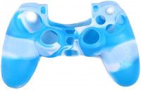 Защитный силиконовый чехол Controller Silicon Case для геймпада Sony Dualshock 4 Wireless Controller (Голубой/Белый) (PS4)