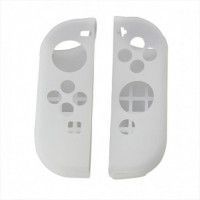 Силиконовый чехол на контроллеры Joy-Con (правый и левый) (Joy-Con Silicon Case) Белый (Switch)